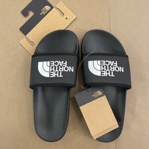NWT The North Face Women's Base Camp Slide III Sandal - Black/White Size 7